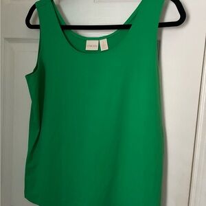 Chico's Vibrant Green Tank Top
